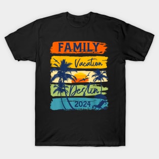 Family Vacation Destin 2024 Florida Matching Summer Vacation T-Shirt